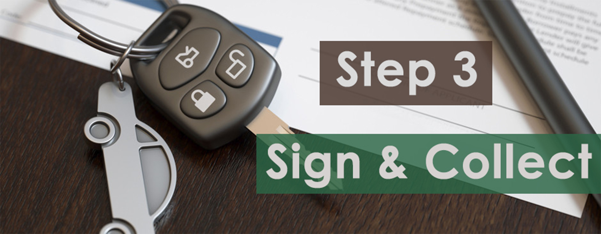 Sign and Collect Private Vehicle Finance Slider